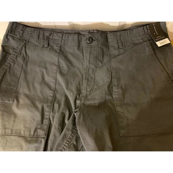 No Boundaries Men's Sz 44 Stretch Flat‎ Front Shorts (Above the Knee) Fray Hem - Picture 3 of 7